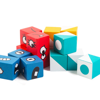 Puzzle Building Cubes