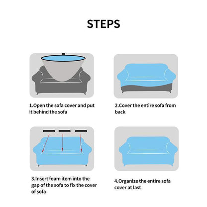 Waterproof Universal Elastic Sofa Cover - 8 Colors
