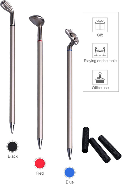 ⛳Funny gift Mini Desktop Golf Set with 3 pens🖊️